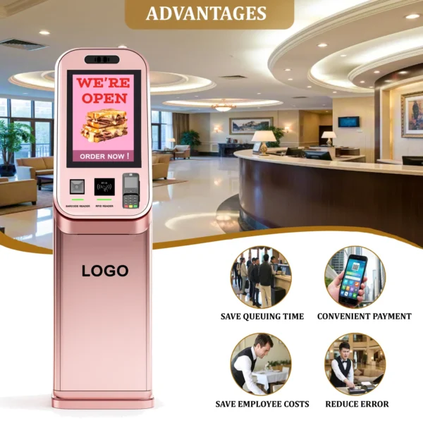 Advantages of 2025 New Design 32 Inch Android Pos Systems Touch Screen Self Order Payment Kiosks