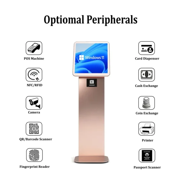 Optional Modules of Smart Queue System Self-Service Tickets Kiosk with Digital Appointment Booking Queue Management