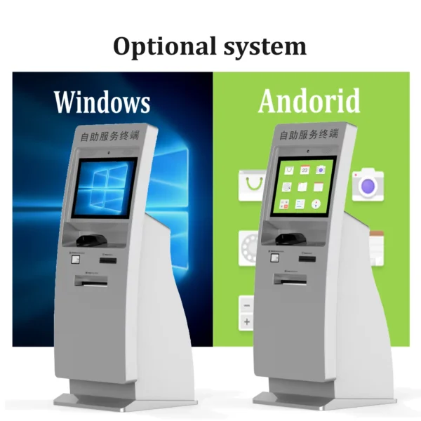 Optional Systems of Wholesale Floor Standing Touch Screen Bill Payment Kiosk for Government HallsAirports