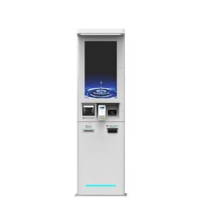 Outdoor Self Service Payment Kiosk with Rfid Scanner Cash Recycling Printer