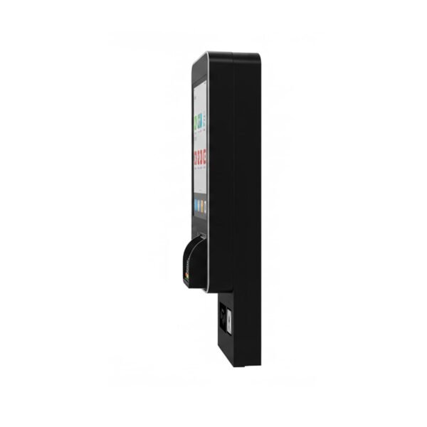 Side View of Wall Mounted 24 Inch Capacitive Touch Screen Self Service Payment Kiosk with Printer