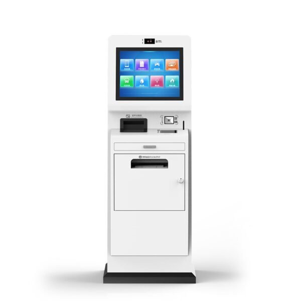 Smart Self-Checkout Kiosk with A4 Printing for Government Public Services