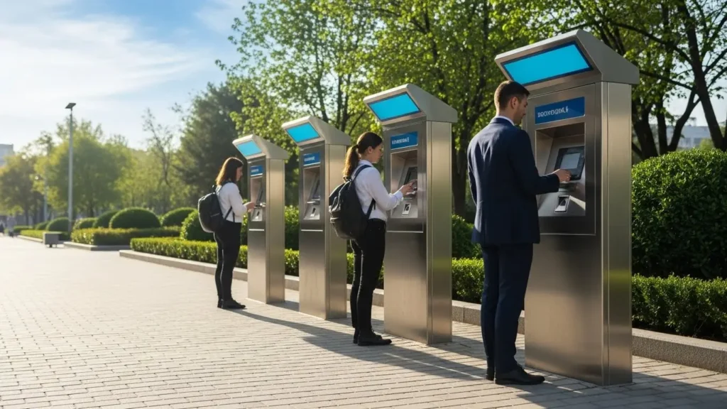 outdoor government kiosk